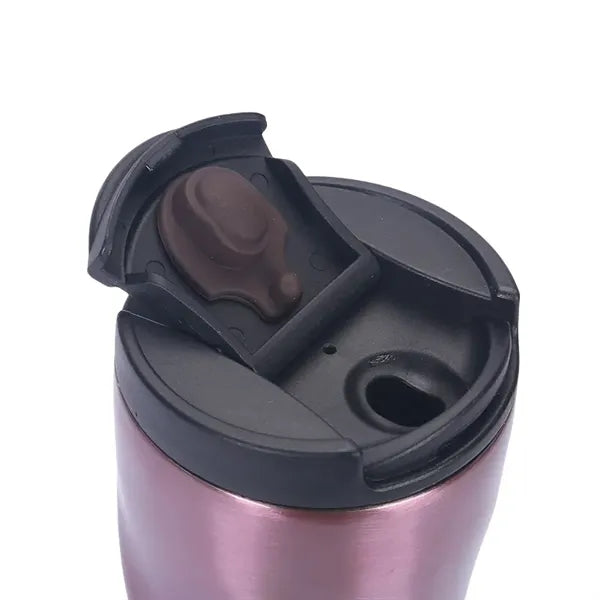 16 oz TwistGrip Double Wall Stainless Steel Travel Tumbler