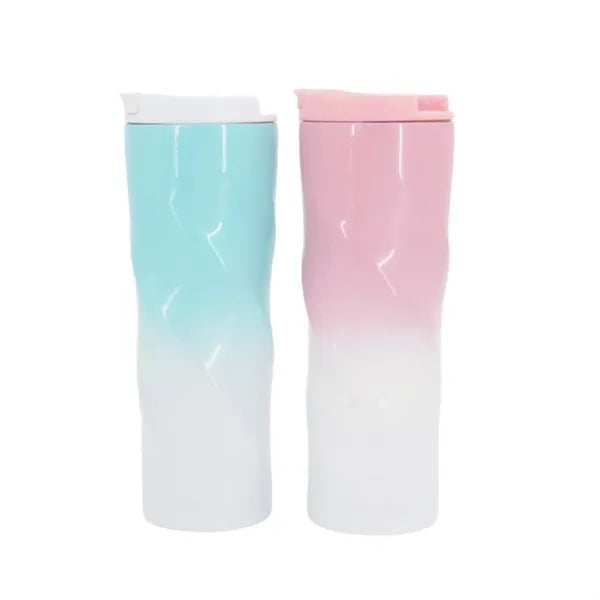 16 oz TwistGrip Double Wall Stainless Steel Travel Tumbler
