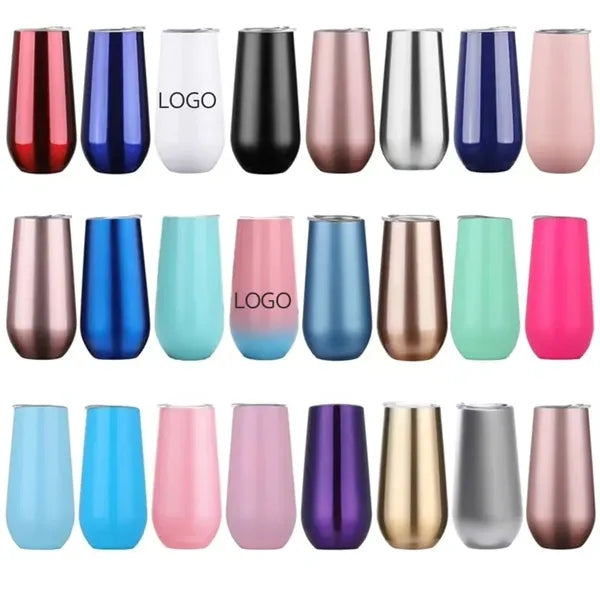 6oz U-shaped Stainless Steel Wine Thermos