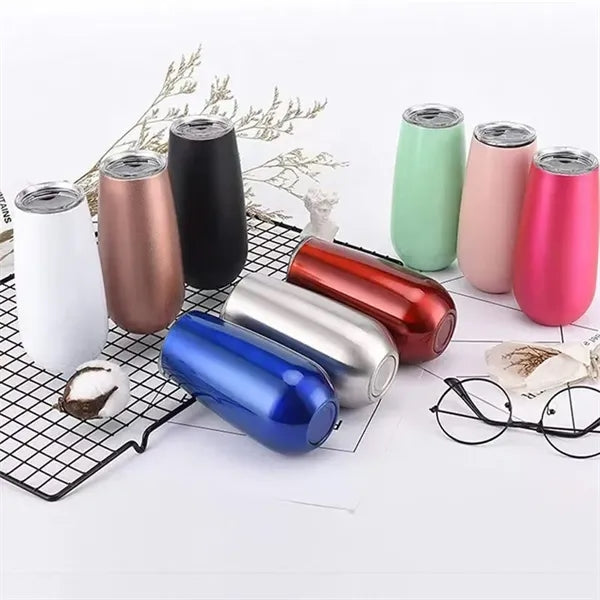 6oz U-shaped Stainless Steel Wine Thermos