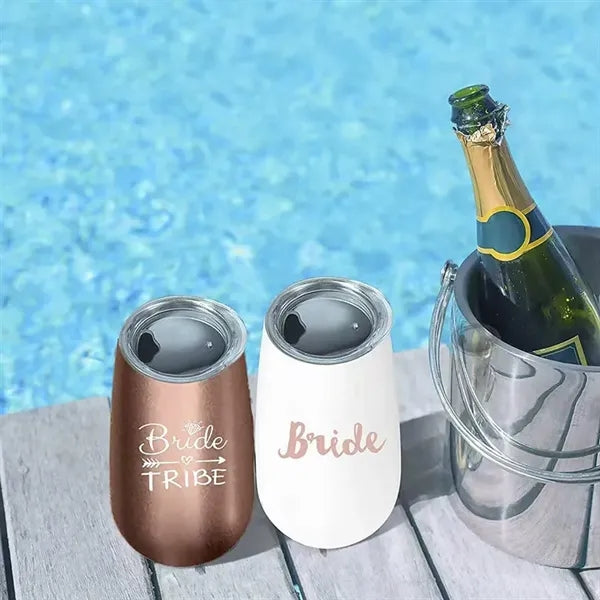 6oz U-shaped Stainless Steel Wine Thermos