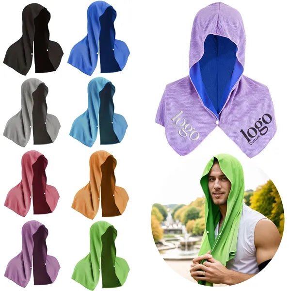 Hooded Cooling Towel, Quick - Dry, Outdoor Sports