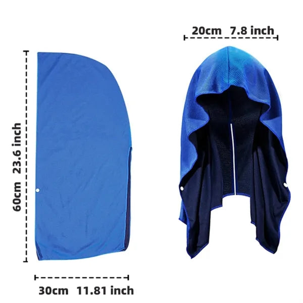 Hooded Cooling Towel, Quick - Dry, Outdoor Sports