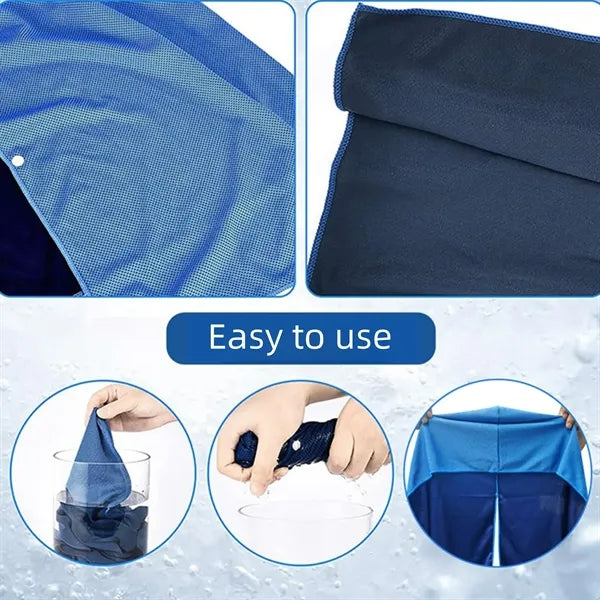 Hooded Cooling Towel, Quick - Dry, Outdoor Sports