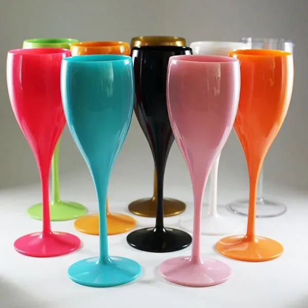 5 Oz Unbreakable Champagne Party Flute Plastic Wine Glass