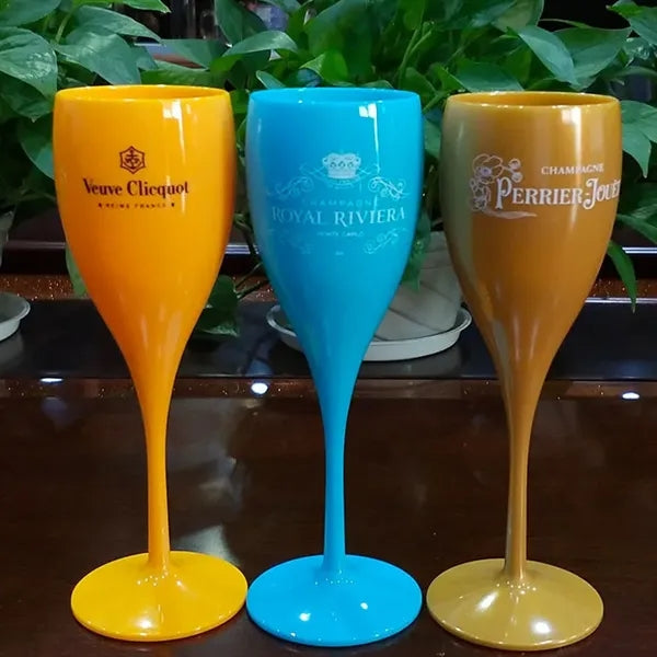 5 Oz Unbreakable Champagne Party Flute Plastic Wine Glass
