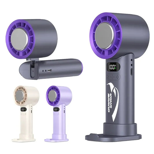 Foldable Rechargeable Mini Cooling Fan Handheld Desktop