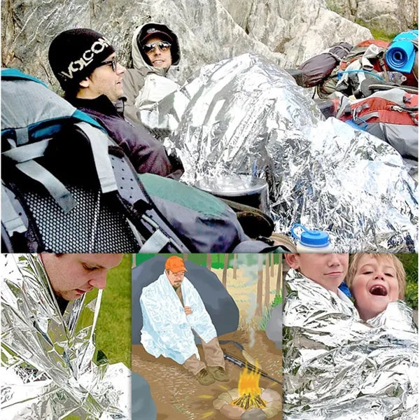 Emergency Mylar Survival Blankets for Outdoor Use