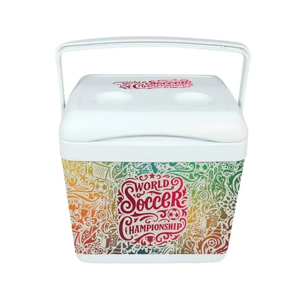 15L Grab-N-Go Cooler, Wrap Graphic and Top Imprint