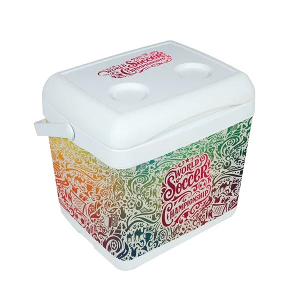 15L Grab-N-Go Cooler, Wrap Graphic and Top Imprint