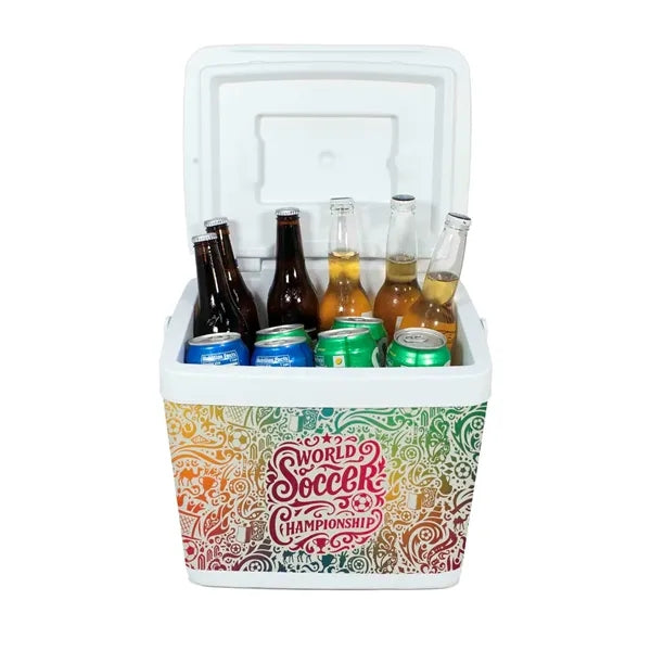 15L Grab-N-Go Cooler, Wrap Graphic and Top Imprint