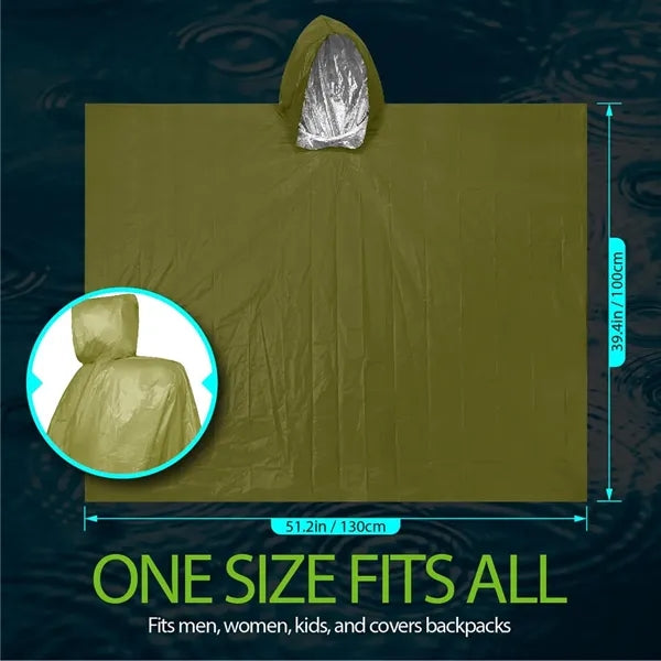 Emergency Rain Poncho