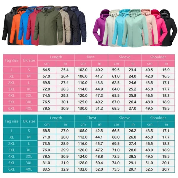 Lightweight Water Resistant Outdoor Jacket
