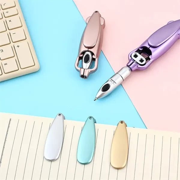 Foldable Decompression Transforming Ballpoint Pen