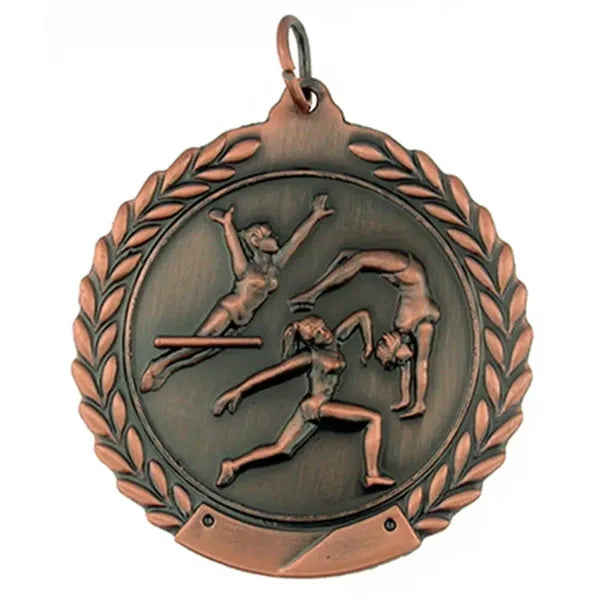 Female Gymnastics Medal - Engravable