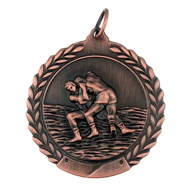 Wrestling Medal - Engravable