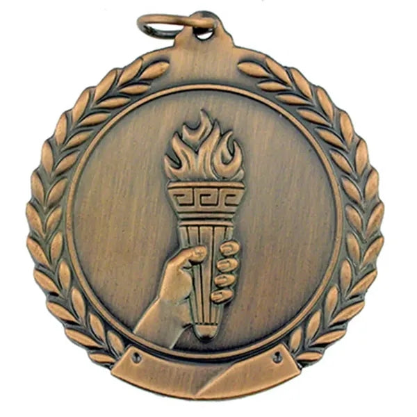 Olympc Torch Medal - Engravable