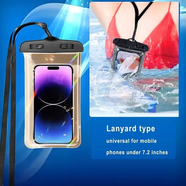 Highly permeable touch-screen airbag waterproof bag