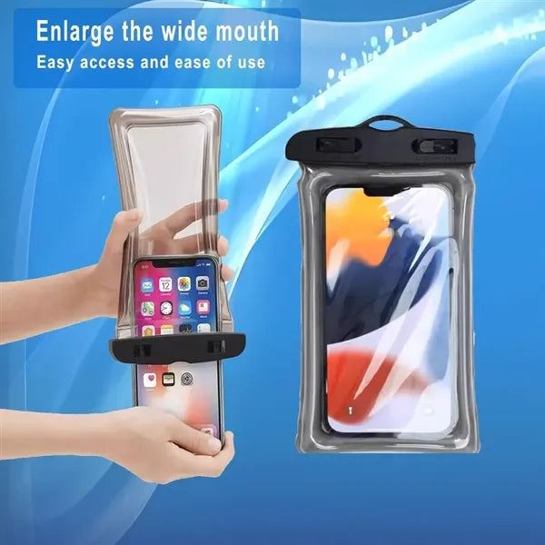 Highly permeable touch-screen airbag waterproof bag
