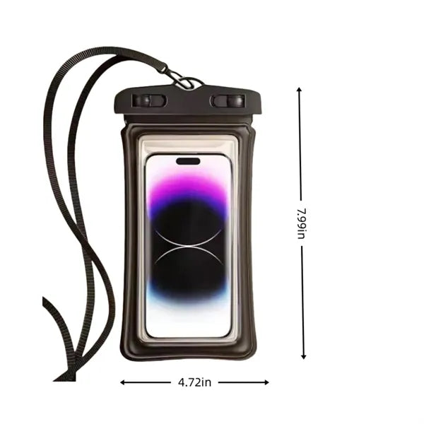 Highly permeable touch-screen airbag waterproof bag