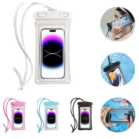 Highly permeable touch-screen airbag waterproof bag