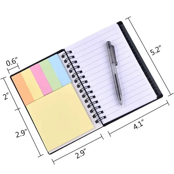 Spiral Notebook Steno Pocket Notepad With Pen