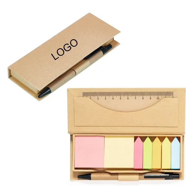 Kraftpaper Sticky Memo Note Set