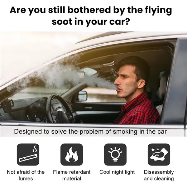 Car Ashtray with Lid Smell Proof