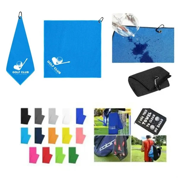 Golf Towel With Hiking Buckle