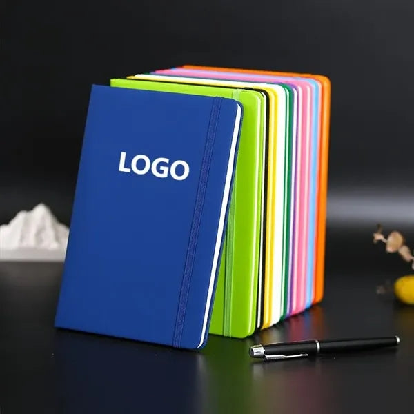 PU A5 Strap Notebook
