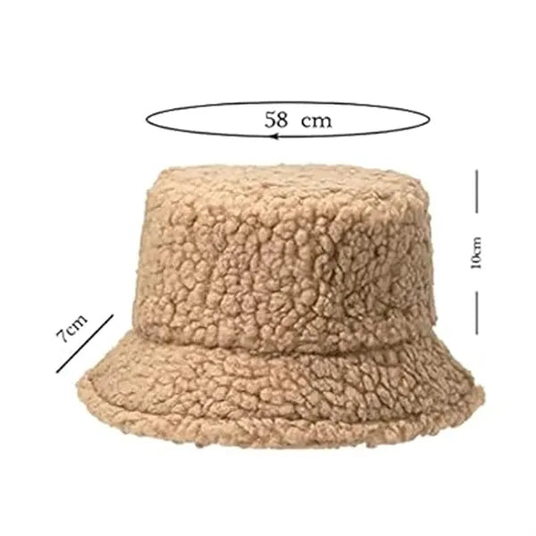 Cozy Sherpa Bucket Hat for Winter Wear