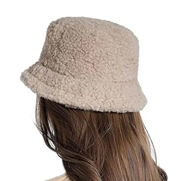 Cozy Sherpa Bucket Hat for Winter Wear
