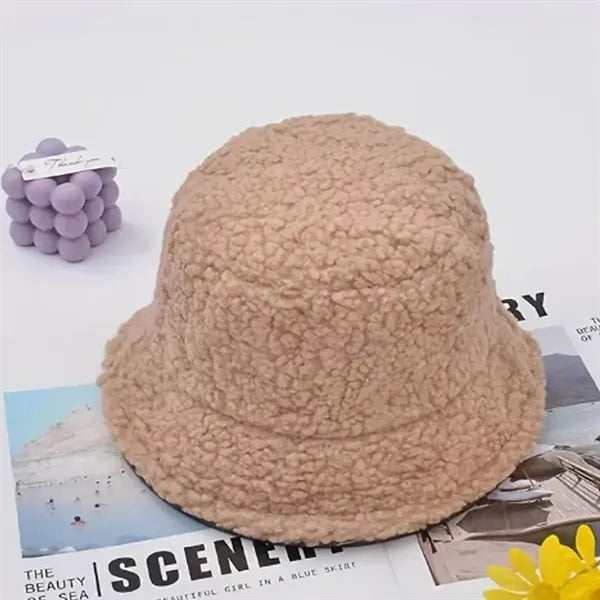 Cozy Sherpa Bucket Hat for Winter Wear