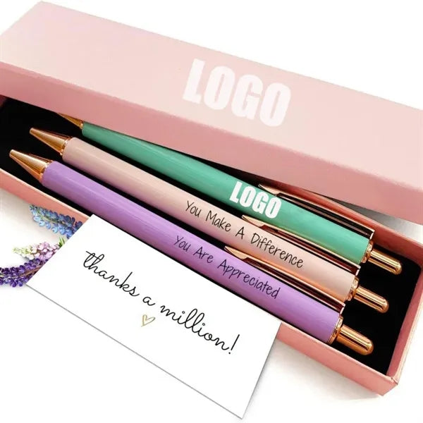 Inspirational3PCS Fancy Pen Set for Women Girl
