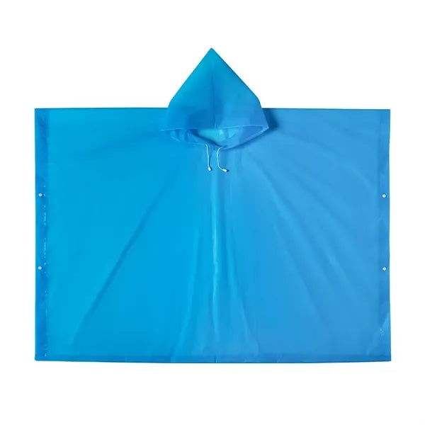 Adult Poncho with Plastic Snap Pouch