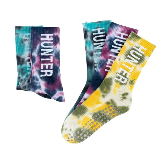 Tie Dye Soft Cotton Crew Casual Socks