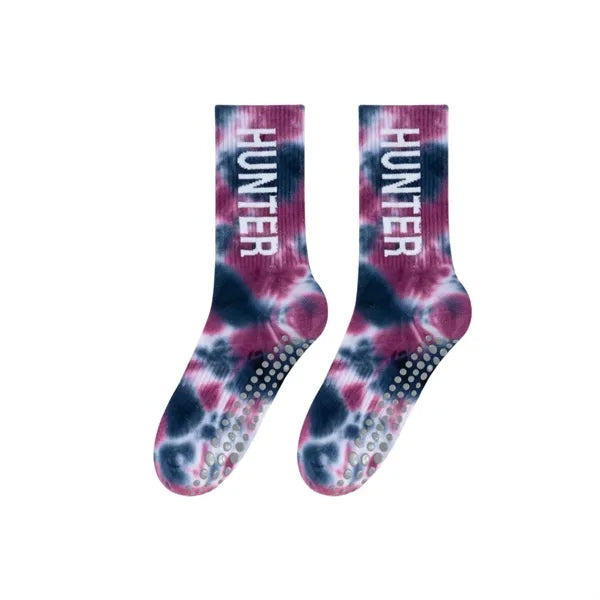 Tie Dye Soft Cotton Crew Casual Socks