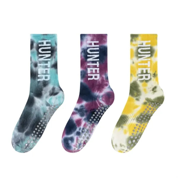 Tie Dye Soft Cotton Crew Casual Socks