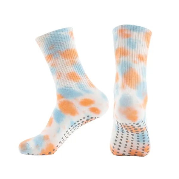 Tie Dye Soft Cotton Crew Casual Socks