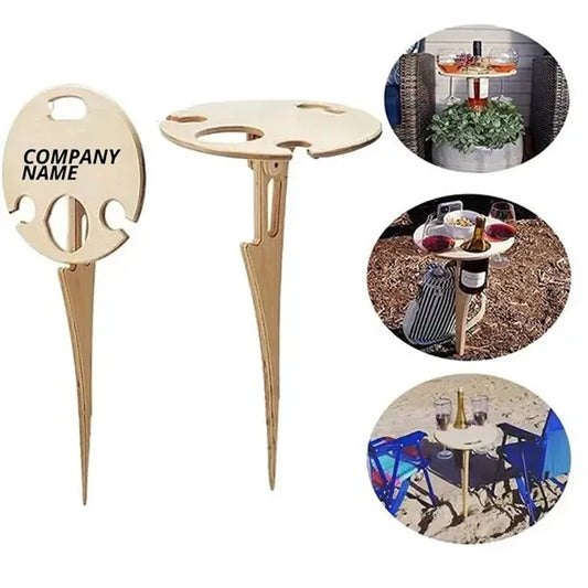 Outdoor Folding Wine Table