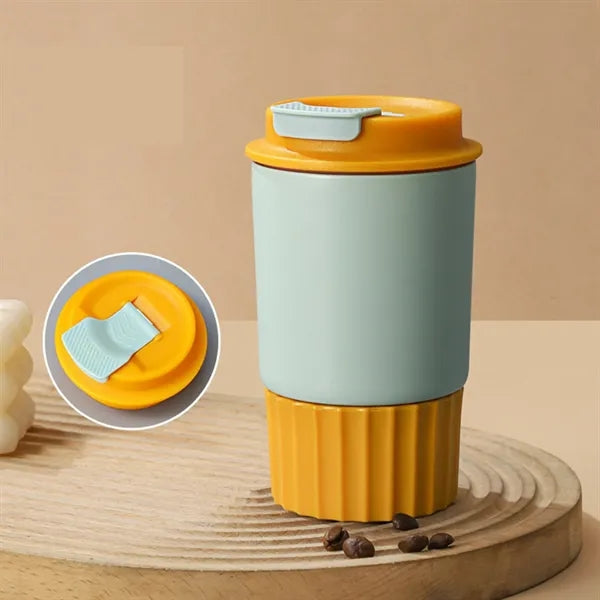 12 oz Double Wall Vacuum Coffee Mug with Lid