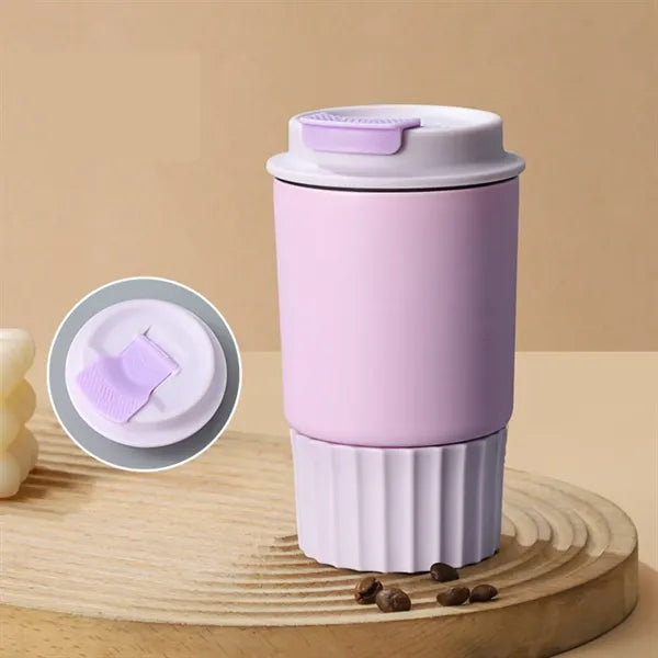 12 oz Double Wall Vacuum Coffee Mug with Lid