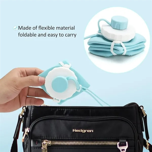 600ML Collapsible Silicone Water Bottles