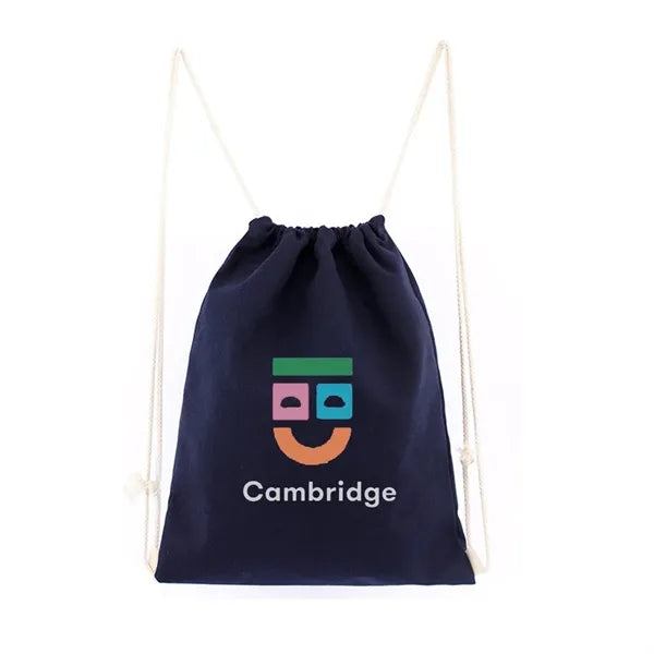 Cotton Canvas Drawstring Backpacks