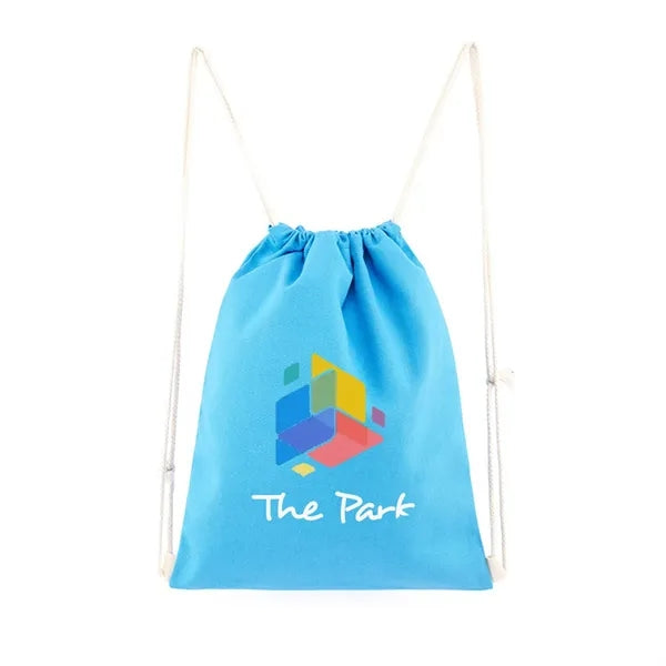 Cotton Canvas Drawstring Backpacks