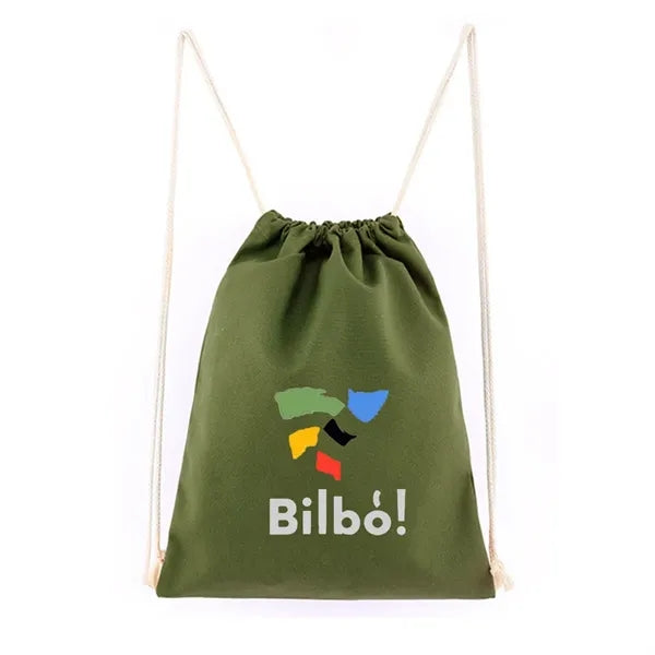 Cotton Canvas Drawstring Backpacks