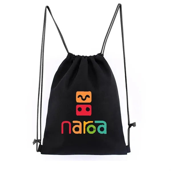 Cotton Canvas Drawstring Backpacks
