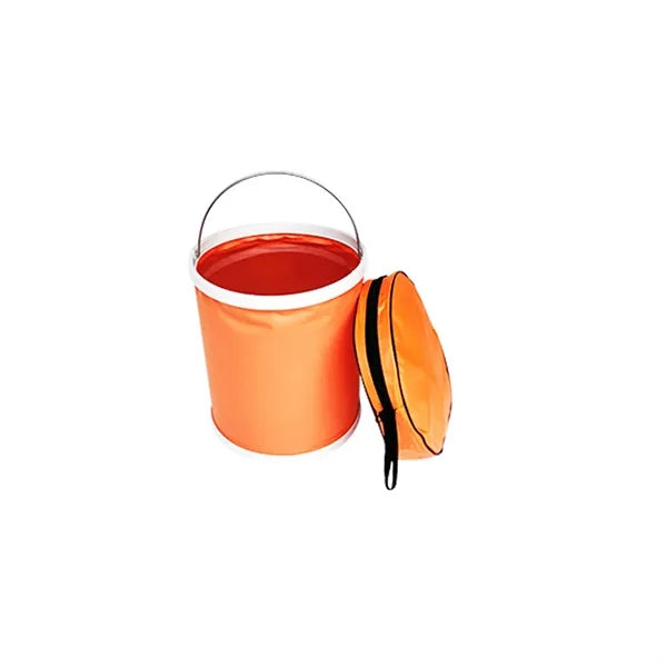 Logo Foldable Car Bucket Portable Outdoor Water Pail