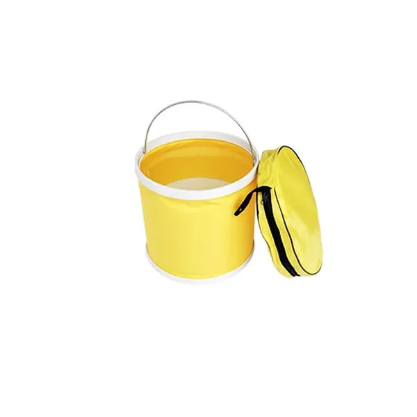 Logo Foldable Car Bucket Portable Outdoor Water Pail
