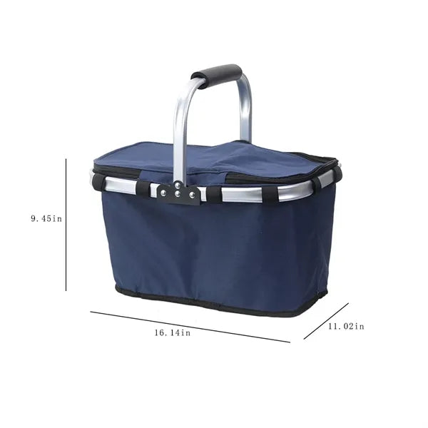 26 L Large Size Foldable Picnic Shopping Basket Insulated